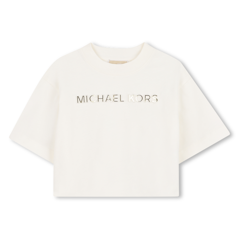 Short-sleeved jersey T-shirt MICHAEL KORS 
                        GIRL