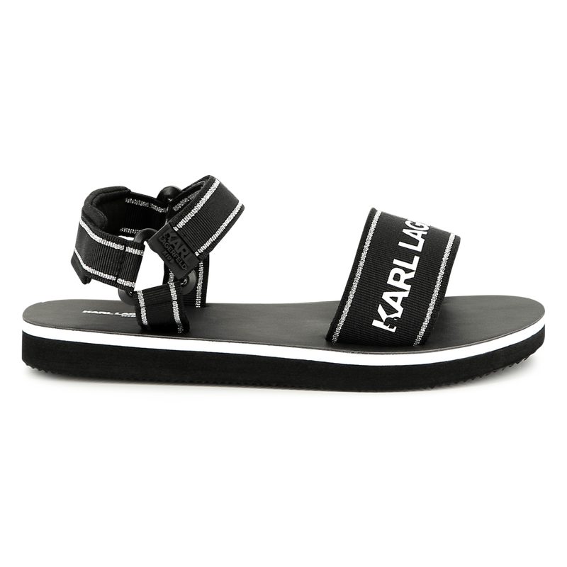 Light hook-and-loop sandals KARL LAGERFELD KIDS 
                        GIRL