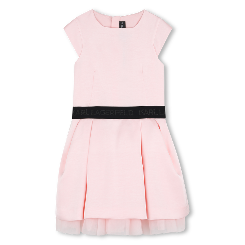 SATIN DRESS KARL LAGERFELD KIDS 
                        GIRL