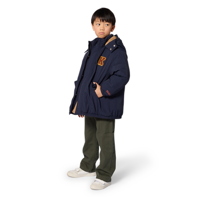 Hooded parka KENZO KIDS BOY