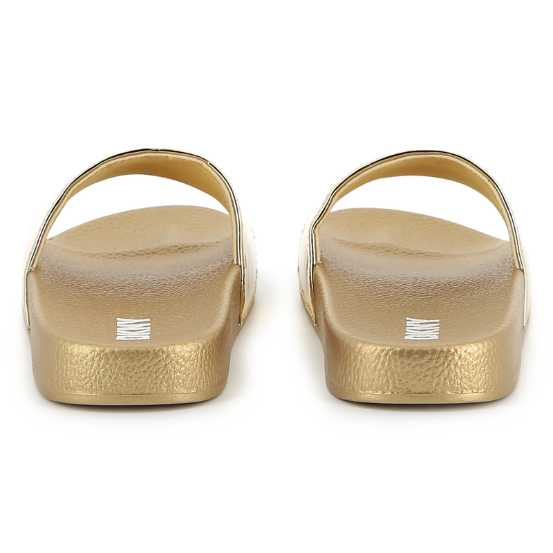 Lightweight metallic slides DKNY 
                        GIRL