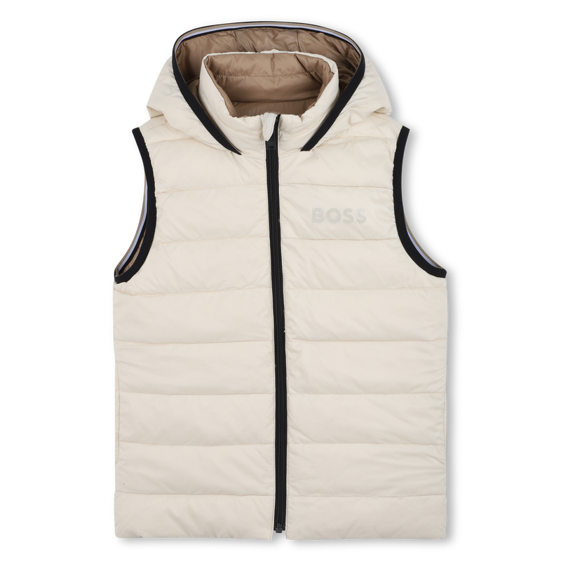 Flann-effect hooded puffer jacket BOSS 
                        BOY