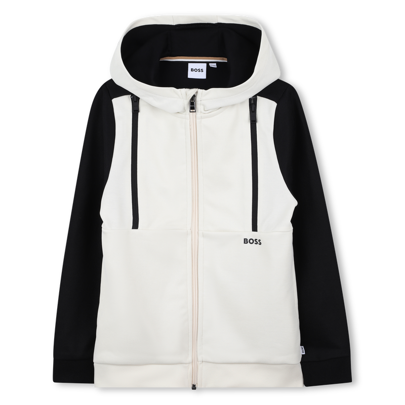 Zip-up cardigan and shorts set BOSS 
                        BOY