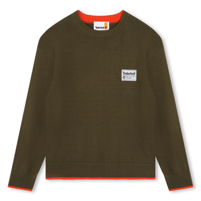 Knitted cotton jumper TIMBERLAND BOY