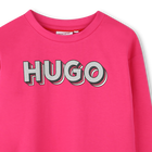 T-shirt with logo print HUGO 
                    GIRL