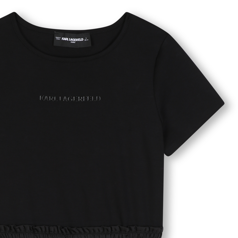 Short-sleeve dress KARL LAGERFELD KIDS 
                        GIRL