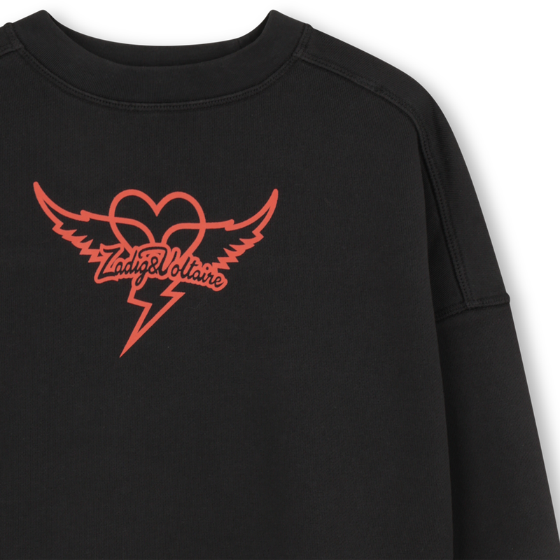 ROUND NECK SWEATSHIRT ZADIG & VOLTAIRE 
                        GIRL