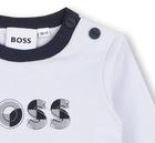 Bodysuit, bib and hat set BOSS 
                    BOY
