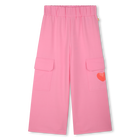 Wide-leg fleece trousers BILLIEBLUSH 
                    GIRL