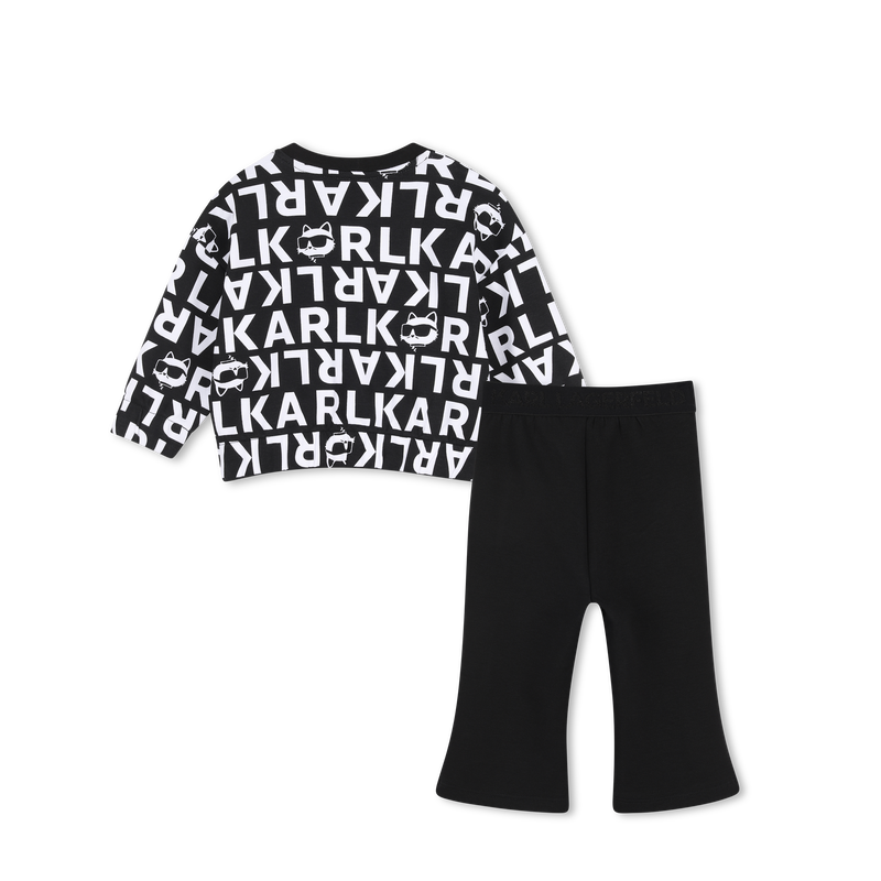 Sweatshirt and pants set KARL LAGERFELD KIDS 
                        GIRL