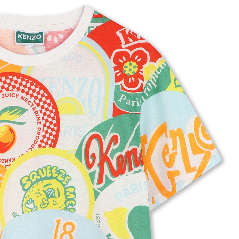 Multicolour print dress KENZO KIDS 
                        GIRL