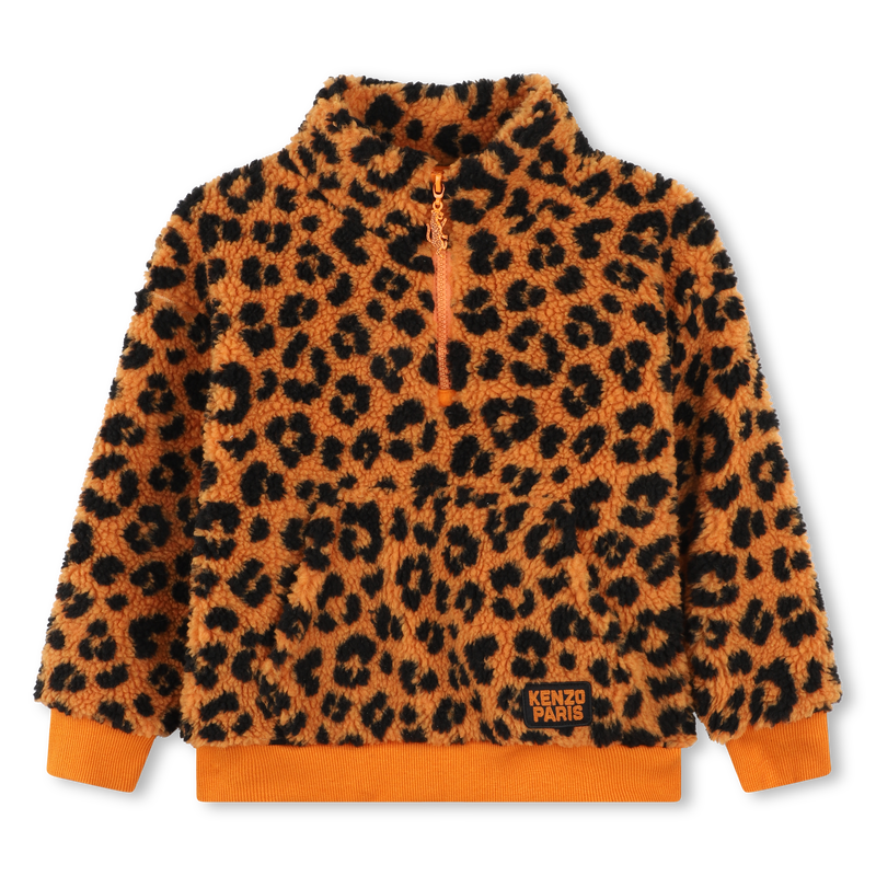 Zip-neck sweatshirt KENZO KIDS 
                        UNISEX