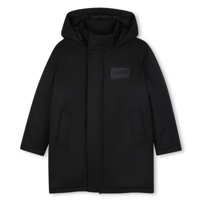 Hooded parka KARL LAGERFELD KIDS BOY