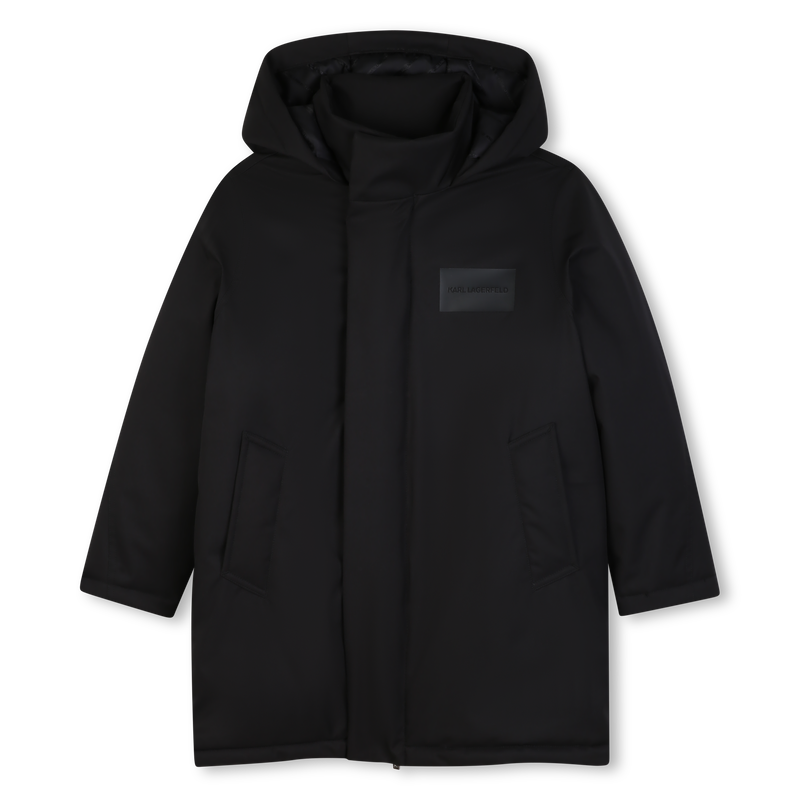 Hooded parka KARL LAGERFELD KIDS 
                        BOY