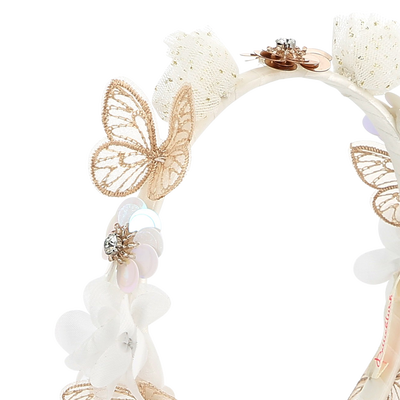 Flower and butterfly headband BILLIEBLUSH GIRL