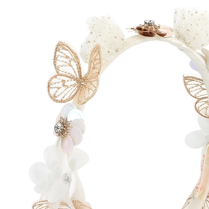 Flower and butterfly headband BILLIEBLUSH 
                        GIRL