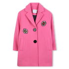 Pea coat in woollen cloth MARC JACOBS 
                    GIRL