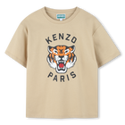Short-sleeved T-shirt, STONE, hi-res