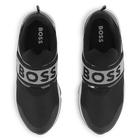 Cowhide leather trainers BOSS 
                    BOY
