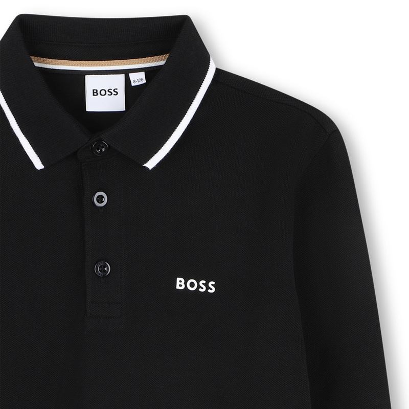 Long-sleeved polo shirt BOSS 
                        BOY