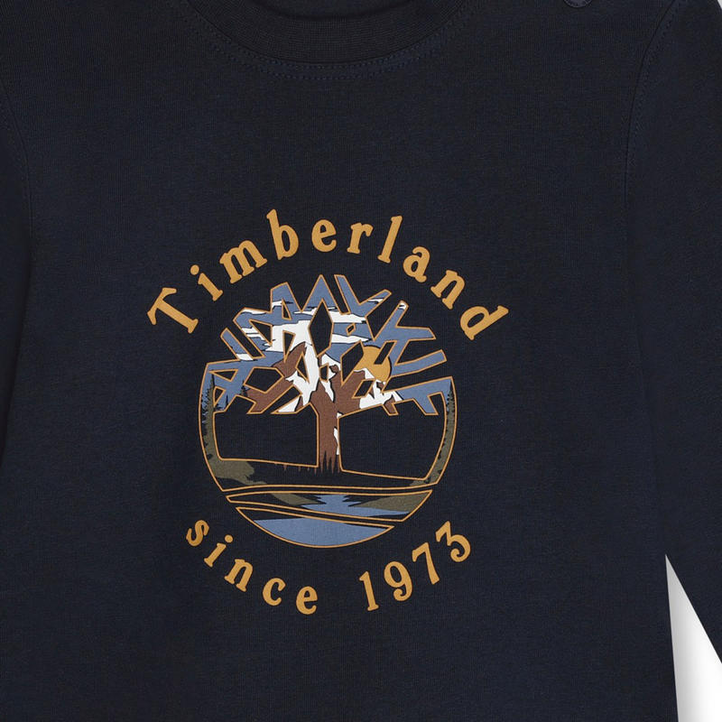 T-shirt with logo print TIMBERLAND 
                        BOY