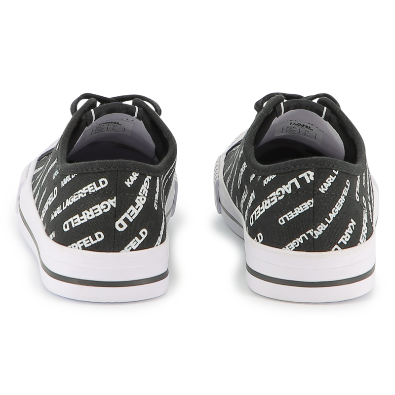 Logo print lace-up trainers KARL LAGERFELD KIDS 
                        BOY