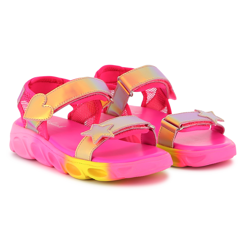 Bi-material sandals BILLIEBLUSH 
                        GIRL