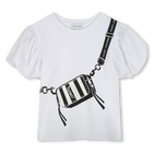 T-shirt with fancy sleeves MARC JACOBS 
                    GIRL