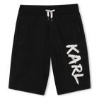 Cotton bermuda shorts KARL LAGERFELD KIDS 
                    BOY