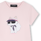 Short sleeve dress KARL LAGERFELD KIDS 
                    GIRL