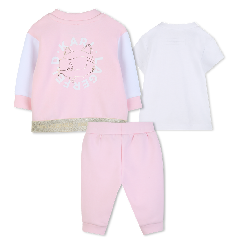 JOGGER SET KARL LAGERFELD KIDS 
                        GIRL