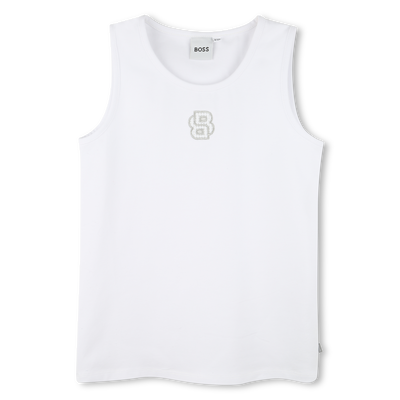 Embroidered vest top BOSS GIRL