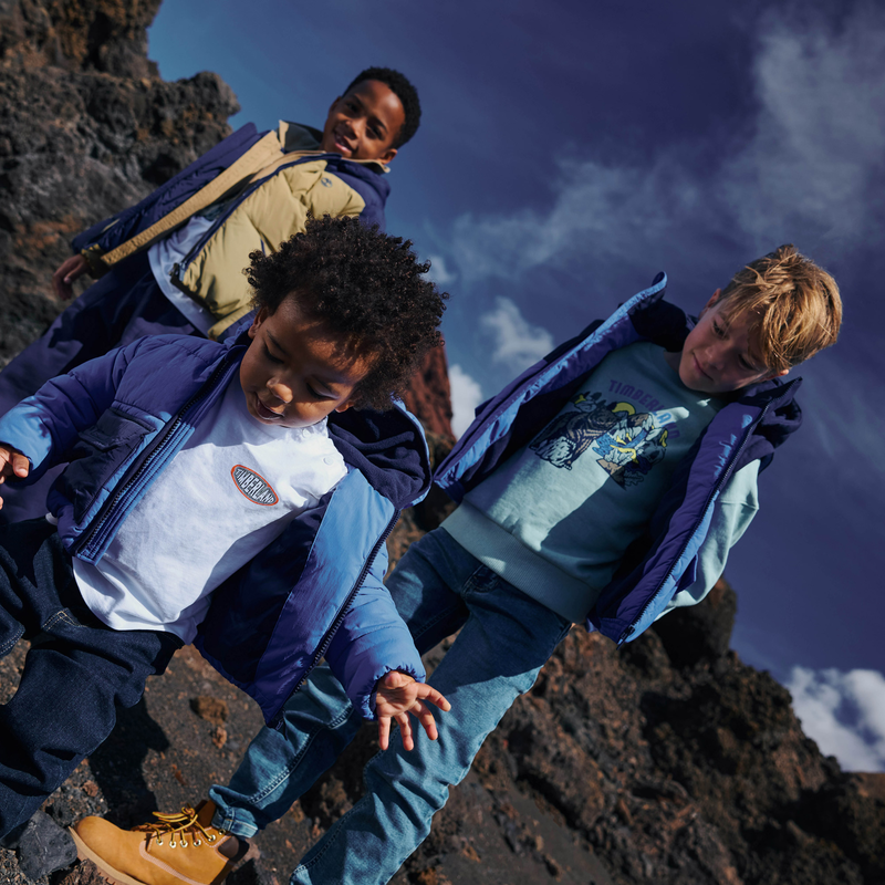 Denim knit trousers TIMBERLAND 
                        BOY