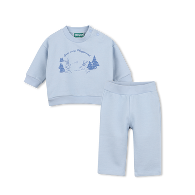 Cardigan and trouser set KENZO KIDS BOY