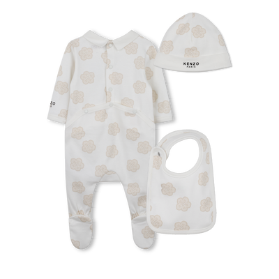 PAJAMA, HAT AND BIB SET KENZO KIDS UNISEX