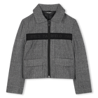 Jacket with rhinestones KARL LAGERFELD KIDS 
                    GIRL