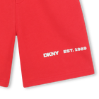 Cotton fleece Bermuda shorts DKNY 
                    BOY