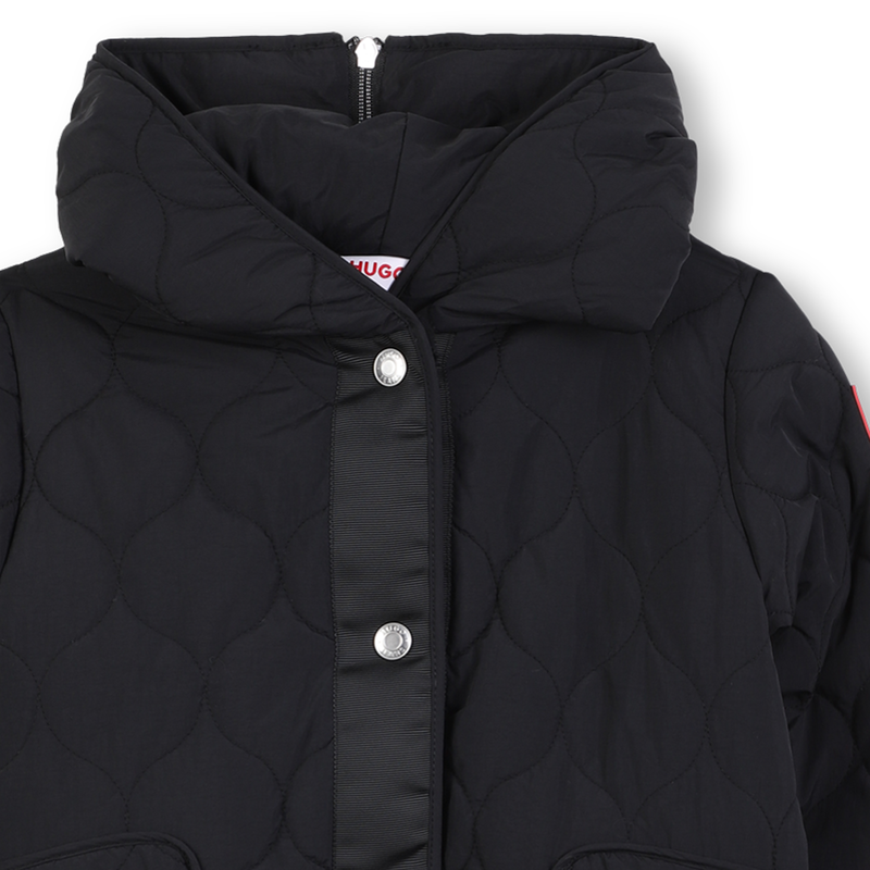 Long hooded parka HUGO 
                        GIRL