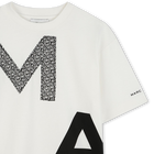 Two-tone cotton T-shirt MARC JACOBS 
                    BOY