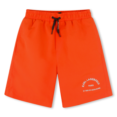 Swim shorts with pockets KARL LAGERFELD KIDS BOY