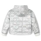 Metallic hooded puffer jacket BILLIEBLUSH 
                    GIRL