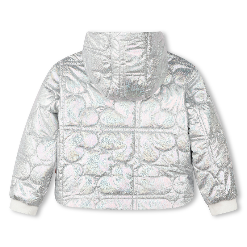 Metallic hooded puffer jacket BILLIEBLUSH 
                        GIRL