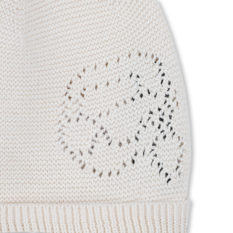 Knitted hat with pompom KARL LAGERFELD KIDS 
                        UNISEX