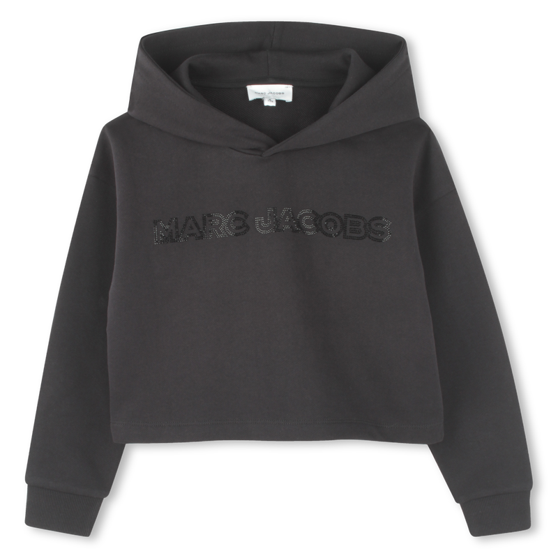 Cropped fleece sweatshirt MARC JACOBS 
                        GIRL