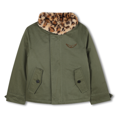 Twill jacket with flap pockets ZADIG & VOLTAIRE GIRL