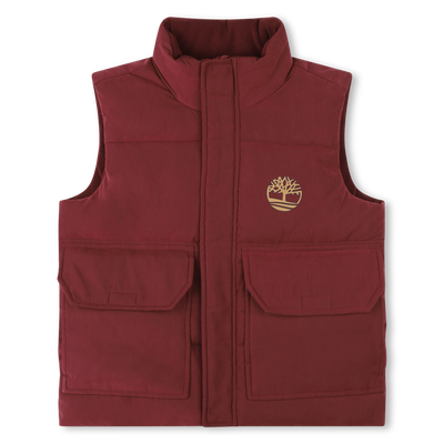 Zip-up logo parka TIMBERLAND BOY