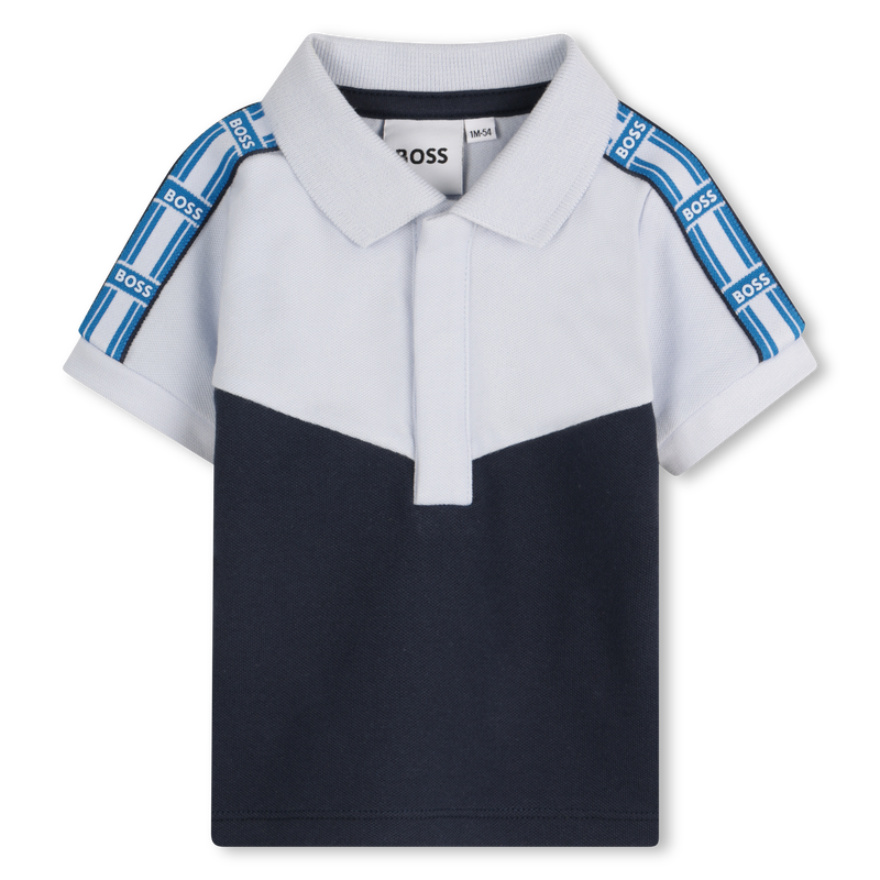 Polo shirt with sleeve trim BOSS 
                        BOY
