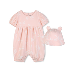 Playsuit and bucket hat set KENZO KIDS 
                    GIRL