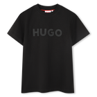 Short-sleeved cotton T-shirt HUGO 
                    BOY