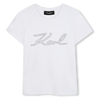 Short-sleeved T-shirt KARL LAGERFELD KIDS 
                    GIRL